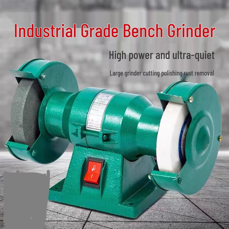 220V Electric Bench Grinder & Knife Sharpener with 12.5-Inch Polishing Wheel
