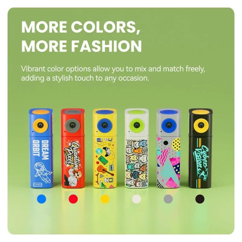 Action Camera 2K HD Portable Sports Camcorder for Students Outdoor Photography Video Long Battery
