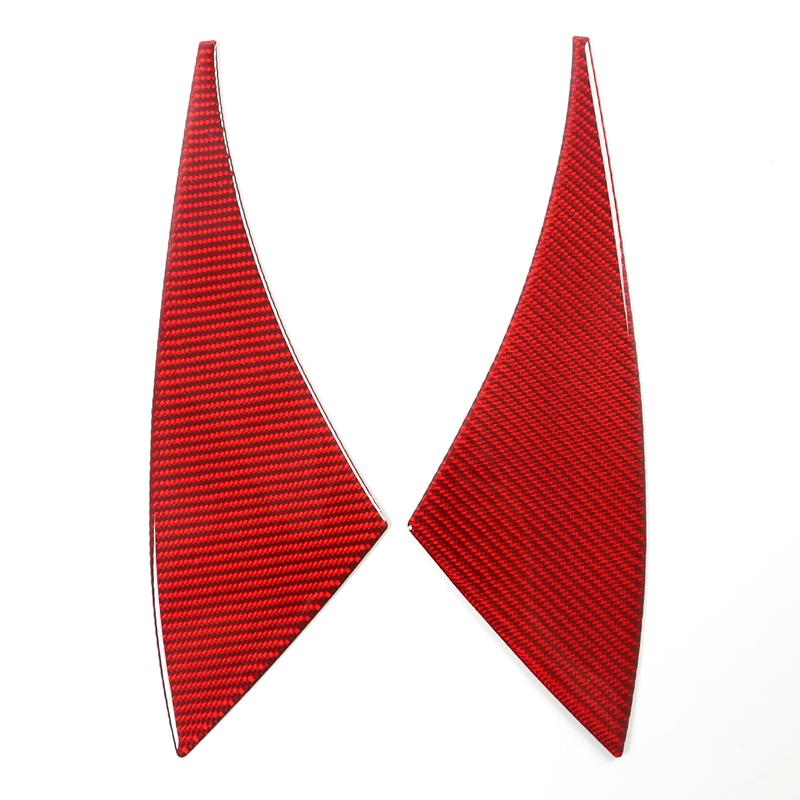 

For BMW U10 U11 X1 IX1 2026-2026 Soft carbon fiber car Door A-pillar decorative stickers Car interior accessories червоний