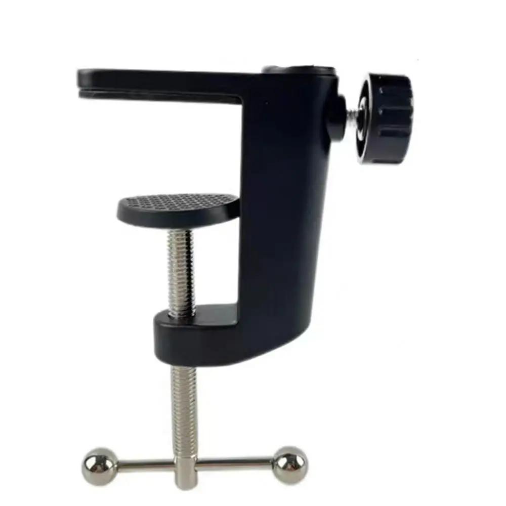 Universal C Shape Table Mounting Clamp C Shape Clamp Metal Black,White Microphone Stand Desk Desk Clamp Microphone