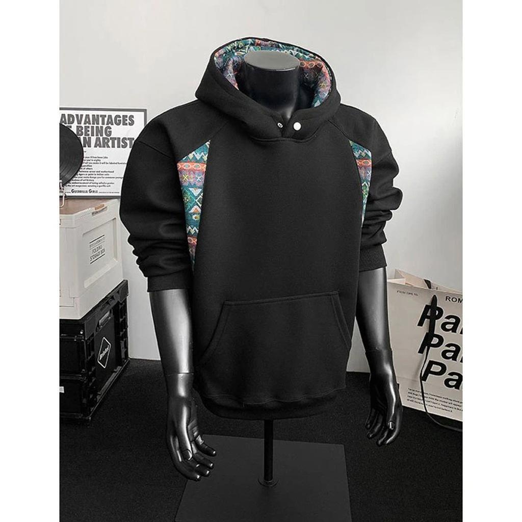 Sweater Men's Autumn New Contrast Design Coat Hoodie