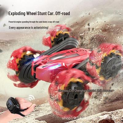 Exploding Wheel Double-Sided RC Stunt Car: Gesture-Controlled Off-Road Toy with Four-Wheel Drive