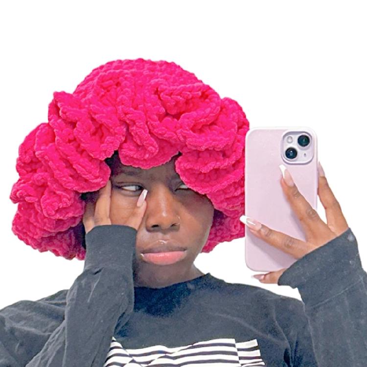 Mädchen Übergroßer Hut Handgewebter Hut Handgewebte Rüschen für Urlaub Foto-Requisiten