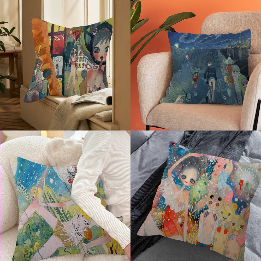 Aya Takano Pillow Anime Pillow Sofa Bed Head Pillow Cover Cushion Cover Fashion