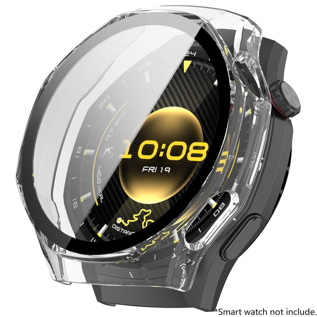 Full Protective Case For Huawei Watch GT 6 Pro 46mm Screen Protector Case GT6 Pro 46mm Cover PC 2in1 Shell+Tempered Glass Film