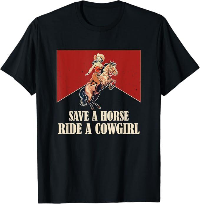 Lesbian Subtle WLW Ride A Cowgirl Queer Gay Pride Month T-Shirt