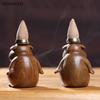 Solid Wood Groundhog Incense Burner Ornament the Craft of the Wood Carver Car Decoration Living Room Home Decoration Figurine