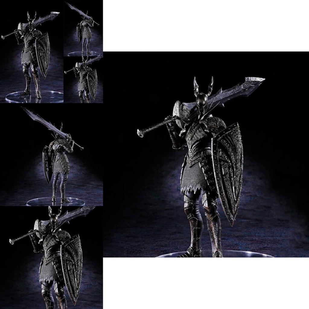 Premium Dxf Dark Souls Sculpt Collection Vol 3 Pvc Figure Statue Black Knight 8in Decorative Piece