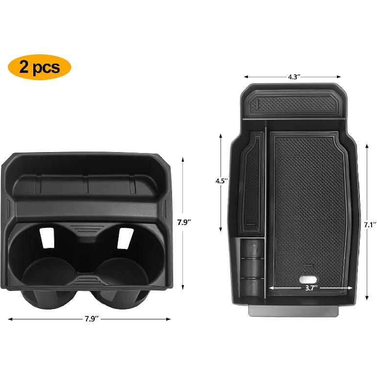 Compatible with Mazda CX-50 Accessories 2026 2025 2024  Car Center Consoles Organizer Armrest Storage Box Armrest Cover Cup Holder Glasses Holder