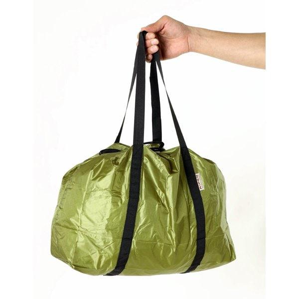 Arai Tent Pocketable Tote Bag Forest Green [outdoor Tote Bag]