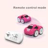 RC Intelligent Sensor Remote Control Cartoon Mini Car Remote Control Electric Car Smart Music Lighting Children Toys Gift
