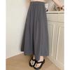 Summer Women Fashion Colorful Long Skirts Girls Versatile Comfortable Elastic Dress Concise Leisure Vacation Skirt