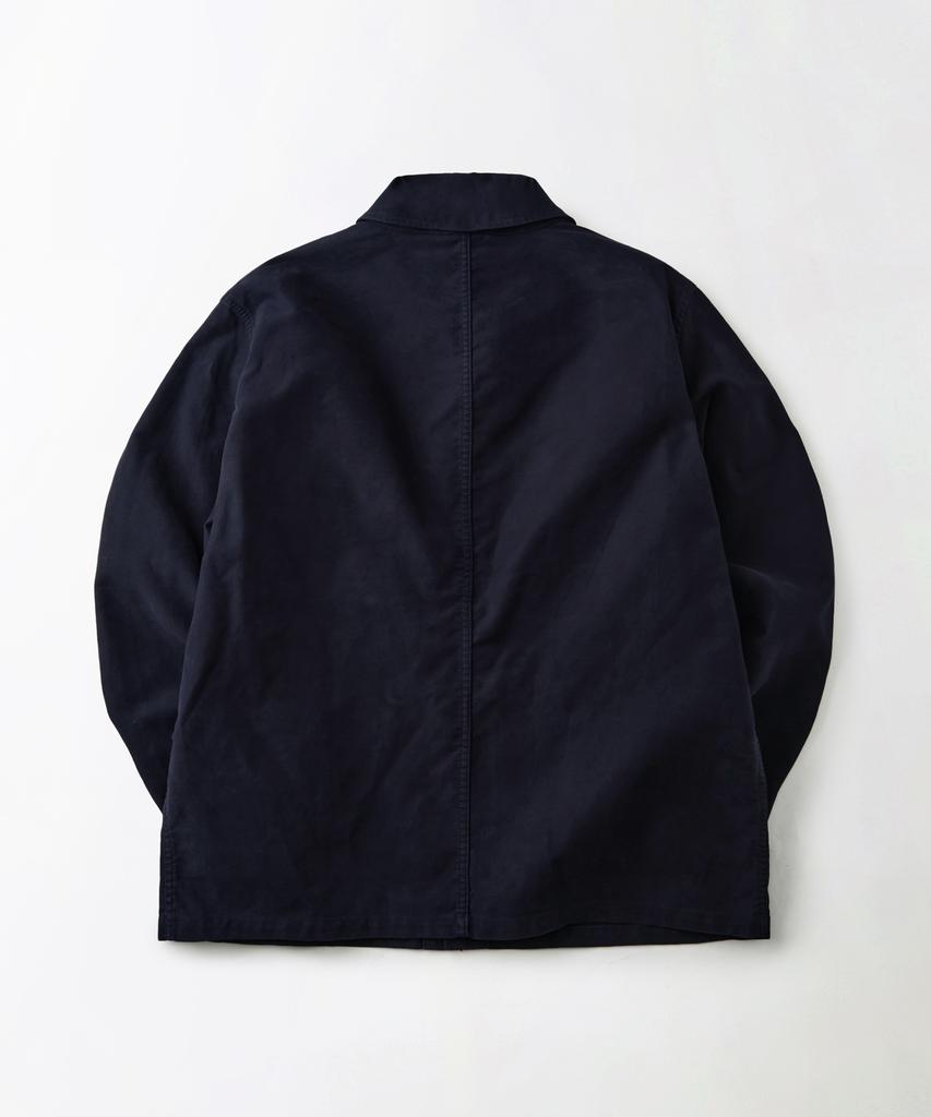 OUTSTANDING [Mut Lab] Moleskin French Work Jacket_D.Navy