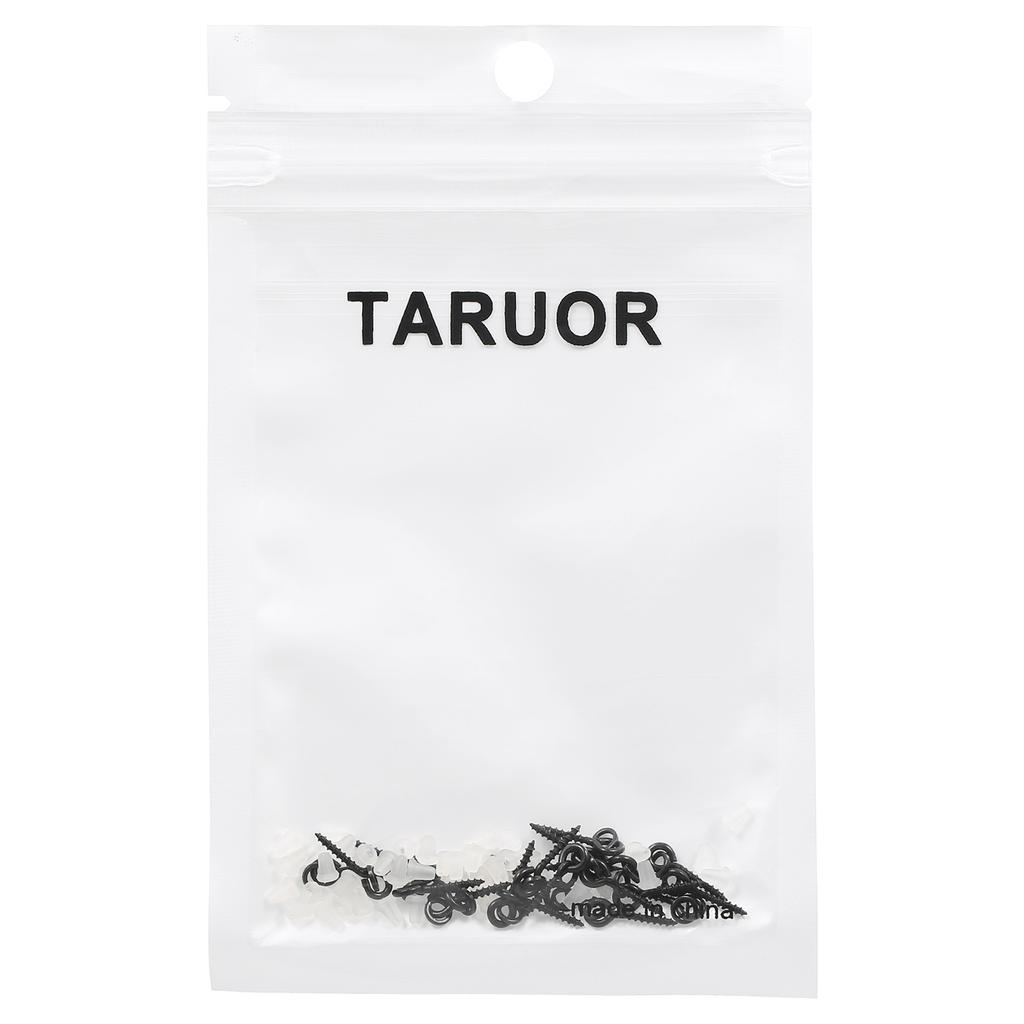 TARUOR 20pcs Threaded Boilie Bait Screws 40pcs Fishing Hook Stop Hook Boilies Stopper Fishing Hook