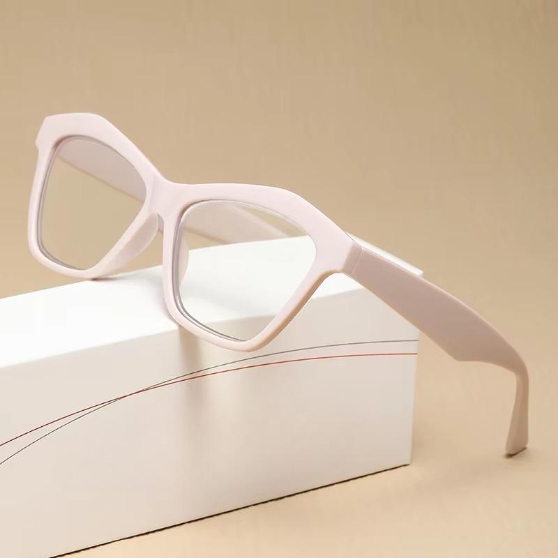 Fashion Cat Eye Anti Blue Light Reading Glasses Men Women Ultra Light Transparent Retro Small Frame Presbyopia Eyeglasses