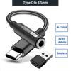 ALC5686 CX31993 HiFi DAC USB Typ-C auf 3,5mm AUX Digitales Audiokabel DAC für Samsung Android Typ-C Kopfhöreradapter