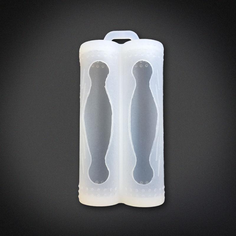 Doppelbatterie Silikonhülle Abdeckung Hülle Für 18650 Batterie Schutzbeutel Tasche Batterie Aufbewahrungsbox Silikon Stoßfeste Hülle