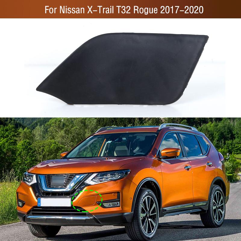 622A06FL0H Front Bumper Tow Hook Cover Lid Trailer Hauling Eye Cap Unpainted For Nissan X-Trail XTrail T32 Rogue 2017 2018-