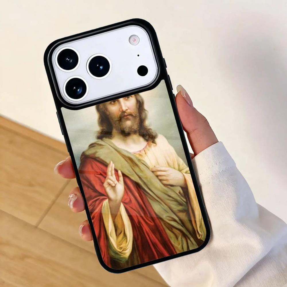 christian cross Mobile Phone Case for IPhone 17 AIR 16pro Max 15 14 13 12 11 Bumper Cover