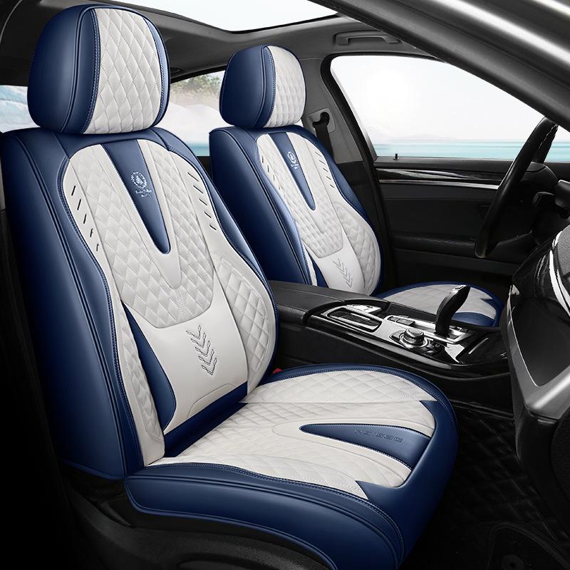 3D Leather Lumbar Support Car Seat