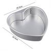 Kakeform med hjerteform og lett utløsning for perfekte desserter (3 5 6 8 10in)