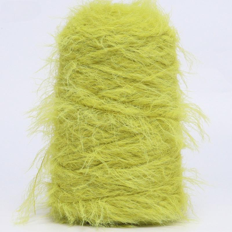 8cm Faux Mink Long Fur Hand Knitting Yarn DIY 500g Solid Color Soft Skin-Friendly Handmade Knitted Shawls Scarf Hat Yarn