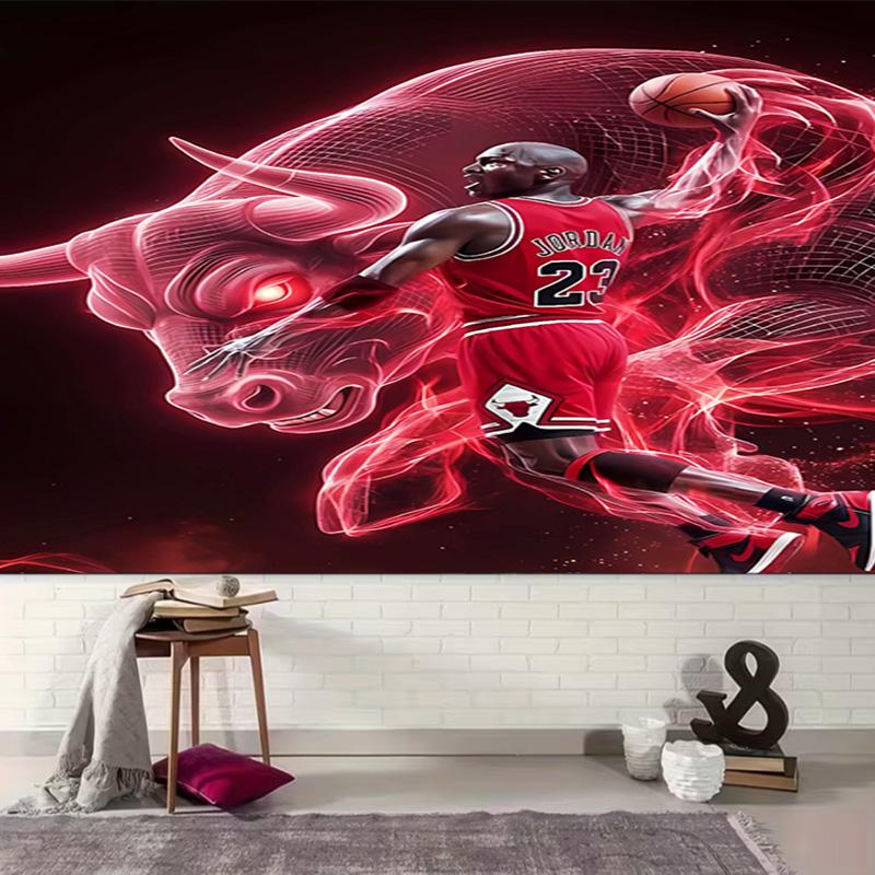 1pc Chicago Bulls logo Tapestry, Living Room, Bedroom, Office, Party Decor, Ideal Festive Gift
