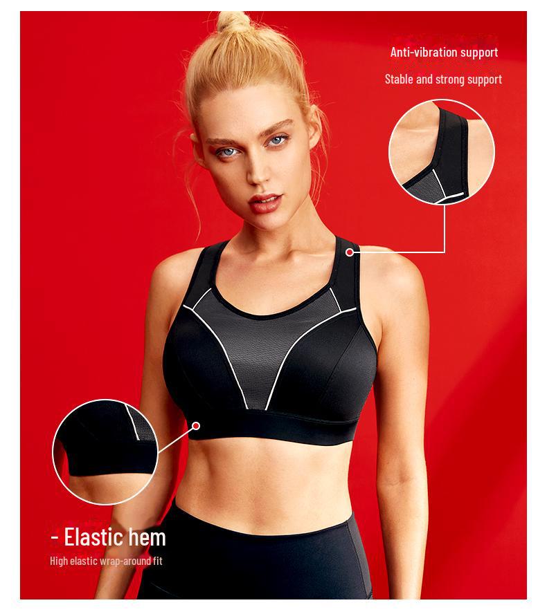 High-Impact-Sport-BH für Damen, Übergröße, stoßfest, minimale Unterstützung für große Brüste