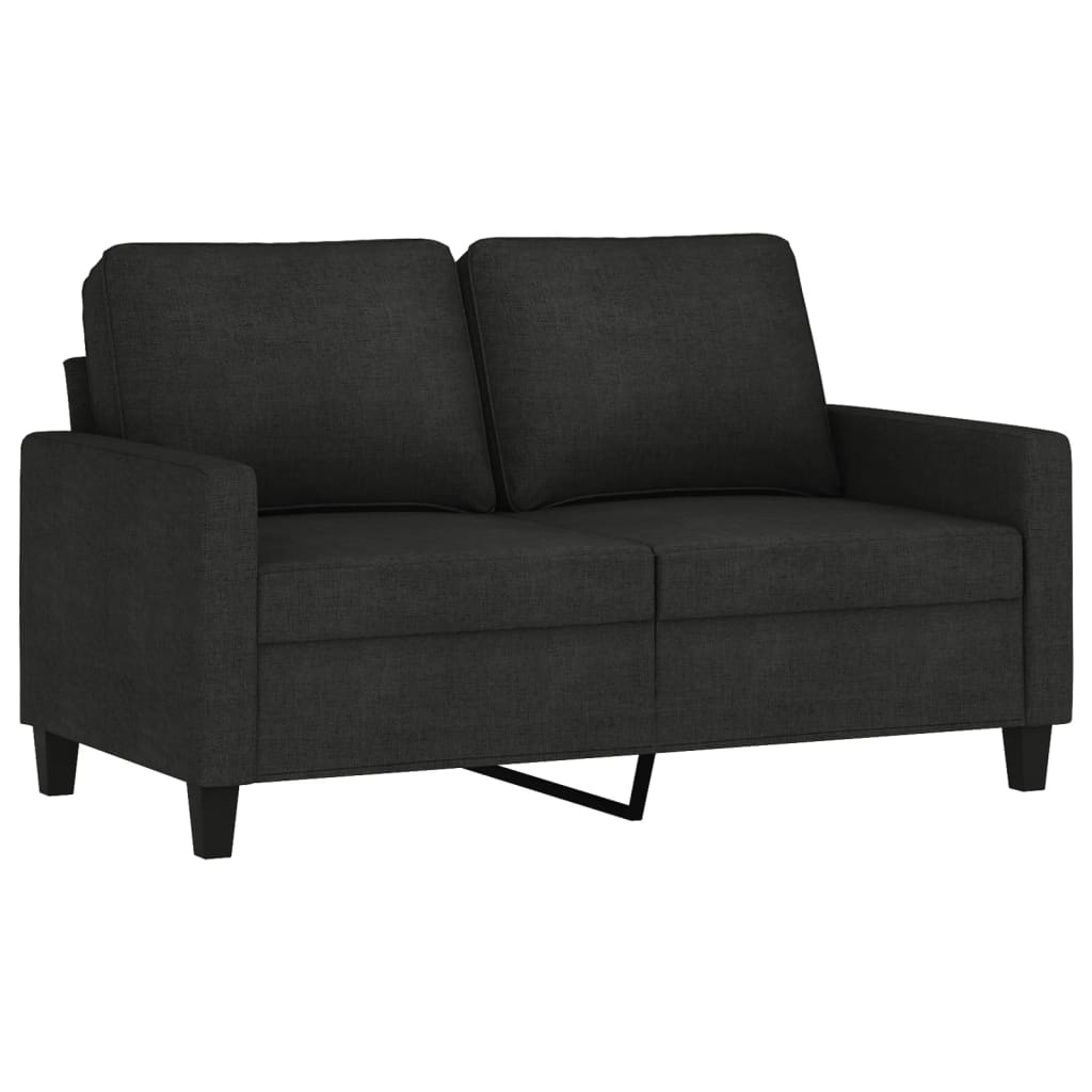 Vidaxl 3-Piece Lounge Set With Cushions, Black, Fabric