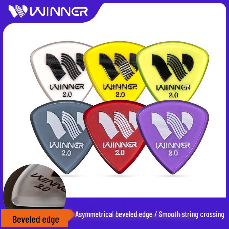 Winner Anti-Slip Frosted Large Triangle Bass Guitar Pick for Speed Strumming