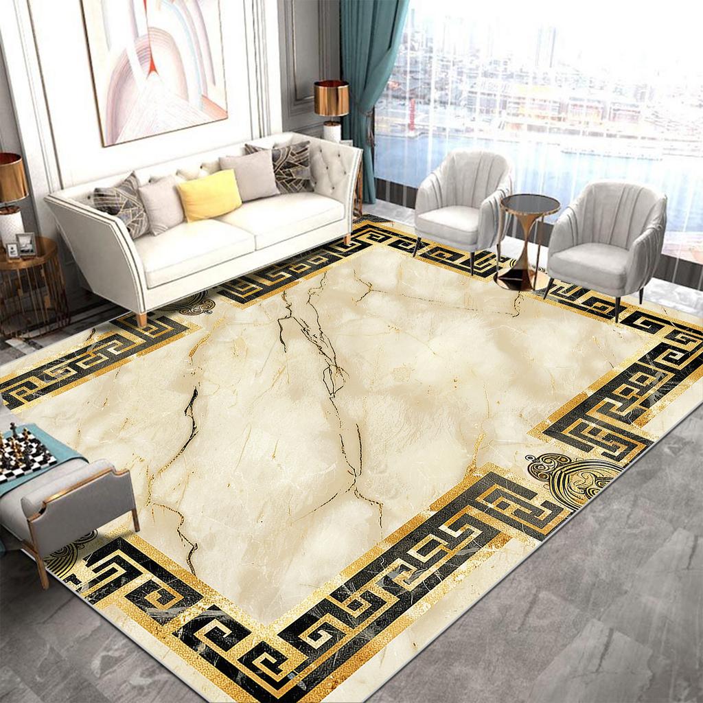 Luxury Marble CARPET FOR LIVE ROOM Decoration Bedroom Large Area Rugs Sofa Coffee Tables Mat Anti Slip Entrance Doormat Washable