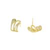 Korean Fashion Temperament Earrings Stud Earrings Animal Snake Woman High-end Neutral Cold Wind Light Luxury Jewelry