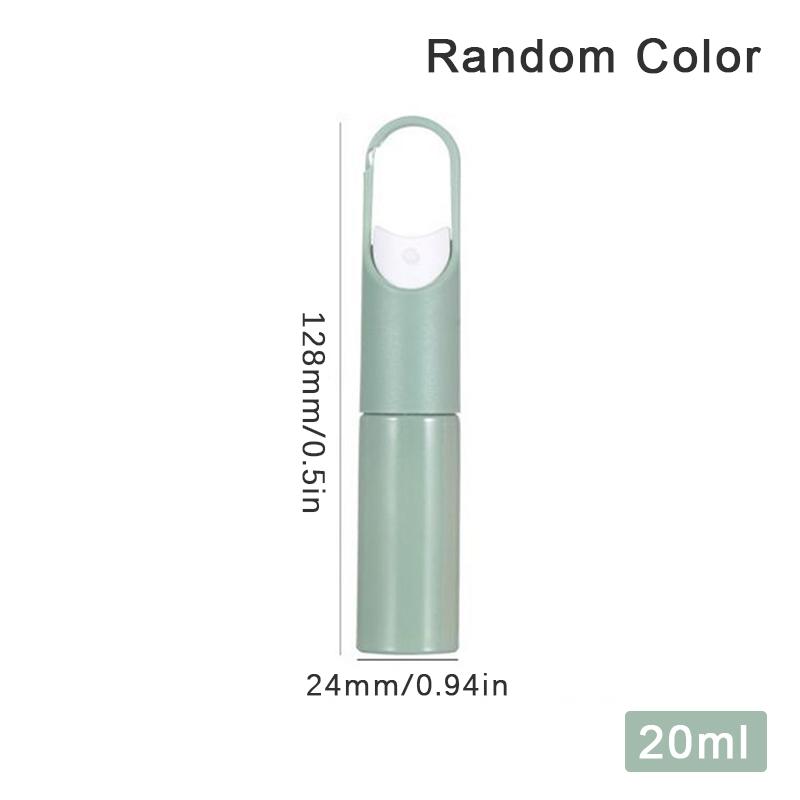 

20/30ml Portable Refillable Spray Bottle – Mini Hook Design for Travel, Ideal for Perfume, Hand Sanitizer, or Alcohol