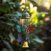 Outdoor Courtyard, Butterfly Wind Chimes, Decoration, Butterfly Wind Chime Decoration