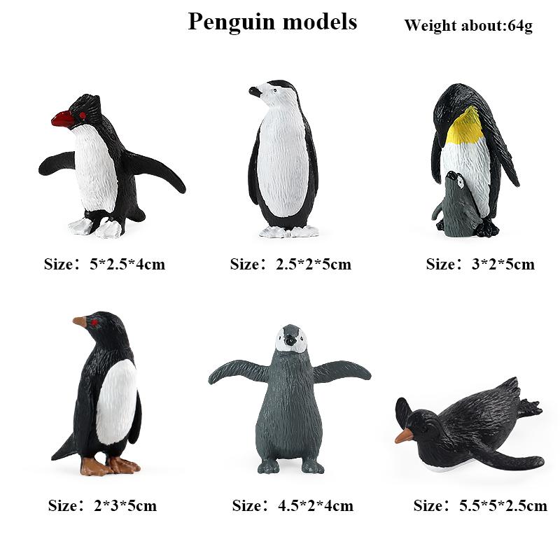 Oenux Mini Ocean Marine Shark Model Classic Sea Life Animal Whale Turtle Action Figures PVC Lovely Educational Toy For Kids Gift