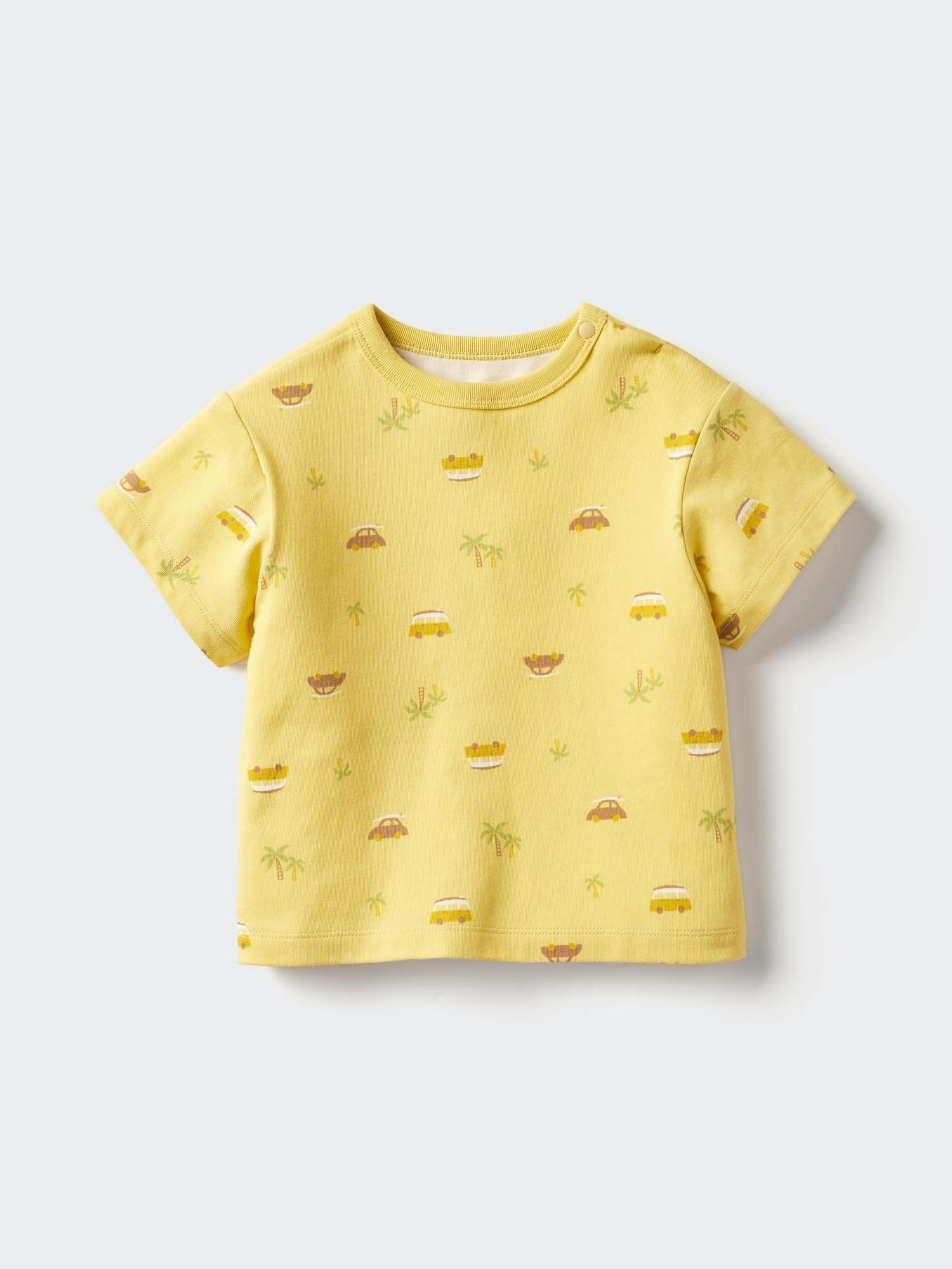

Футболка Uniqlo BT Dry Crewneck с рисунком 42 YELLOW/BABY 80