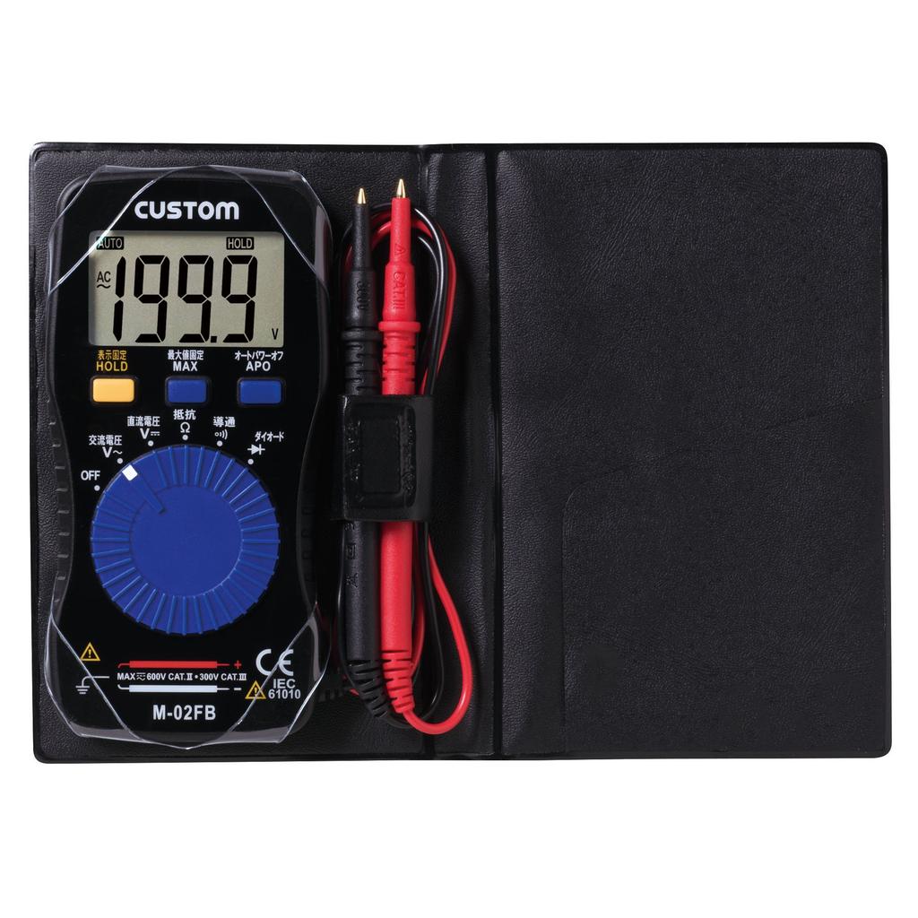 Custom CUSTOM Digital Multimeter Compact Type M-02FB