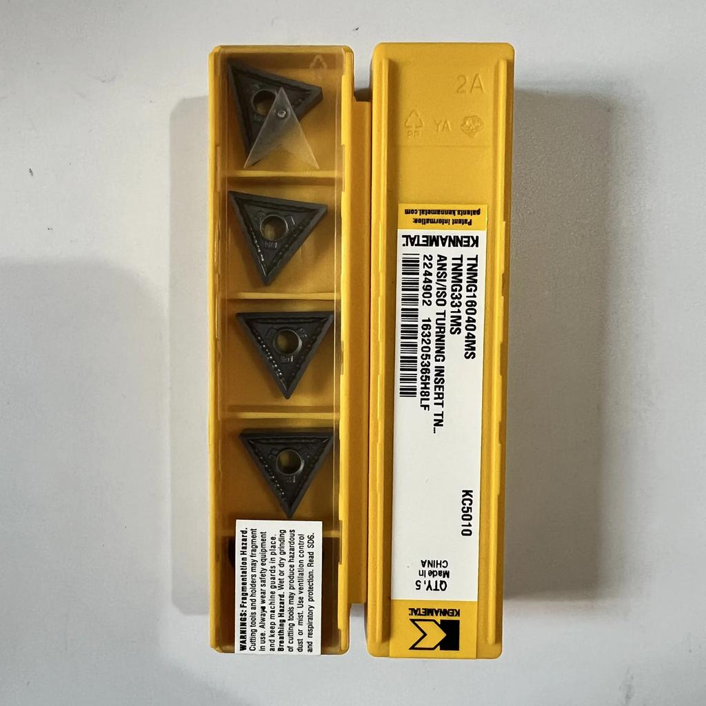 Original / TNMG160408MS KC5010 /  Industrial Indexable Carbide Inserts 10 Pcs