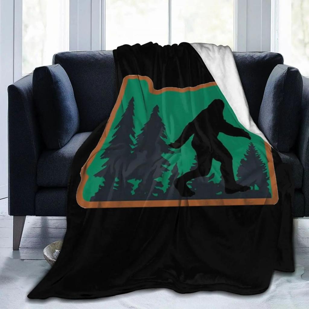 Sasquatch Soft Flannel Blanket Comfortable Blanket Bedding Sofa Decorative Blanket Blanket
