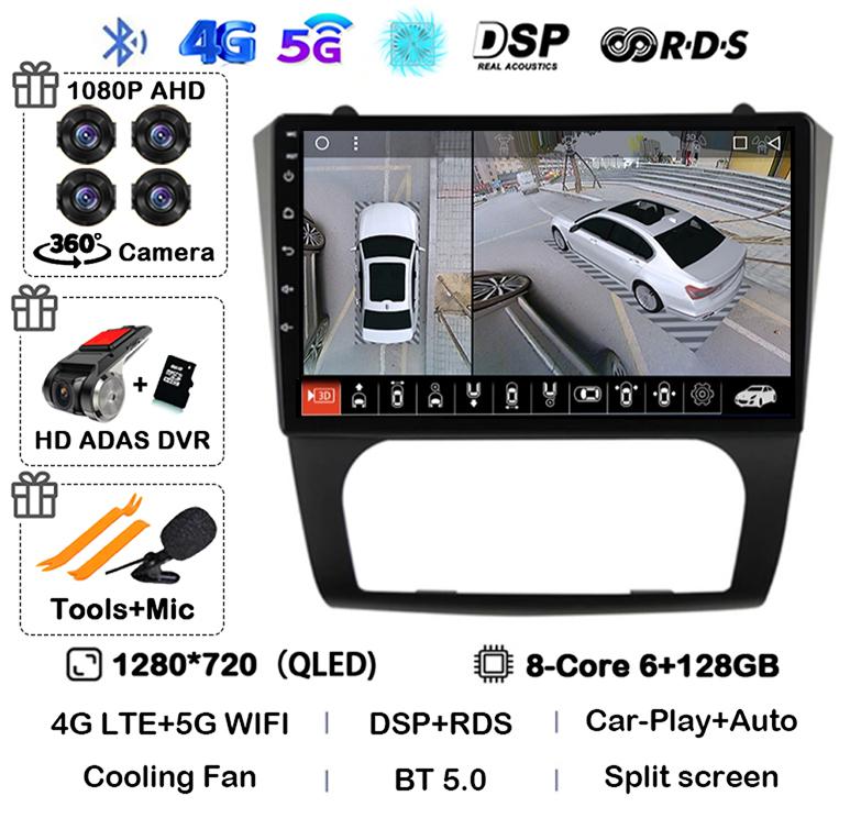 Android 14 Carplay+Auto WIFI+4G BT Car Radio Stereo For Nissan Altima Teana 2008 2009 2010 2011 2012 Multimedia Video Player GPS