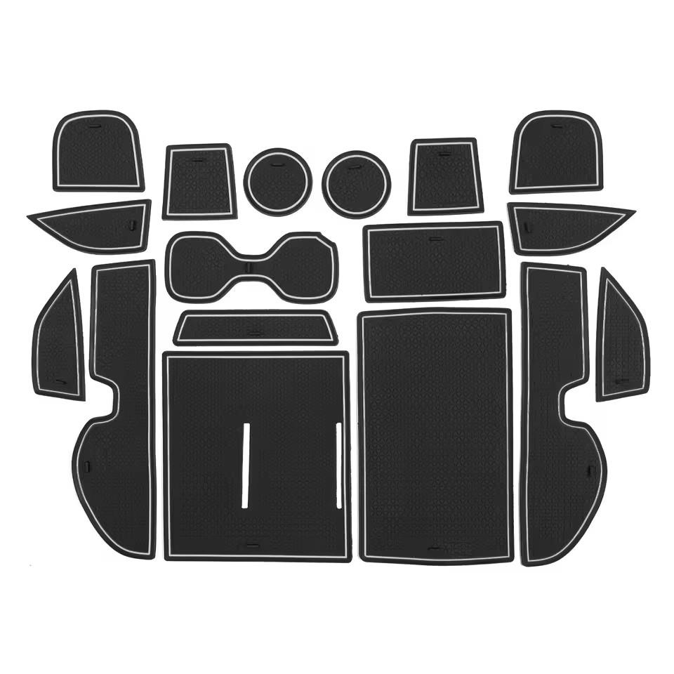 Protiskluzová podložka do přihrádky ve dveřích pro Honda CR-V CRV 2025 + Protiskluzová podložka do drážky dveří Držák nápojů Doplňky do interiéru auta