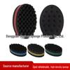 Double-Sided Oval Curling Sponge: Black Curl & Messy Hair Styler