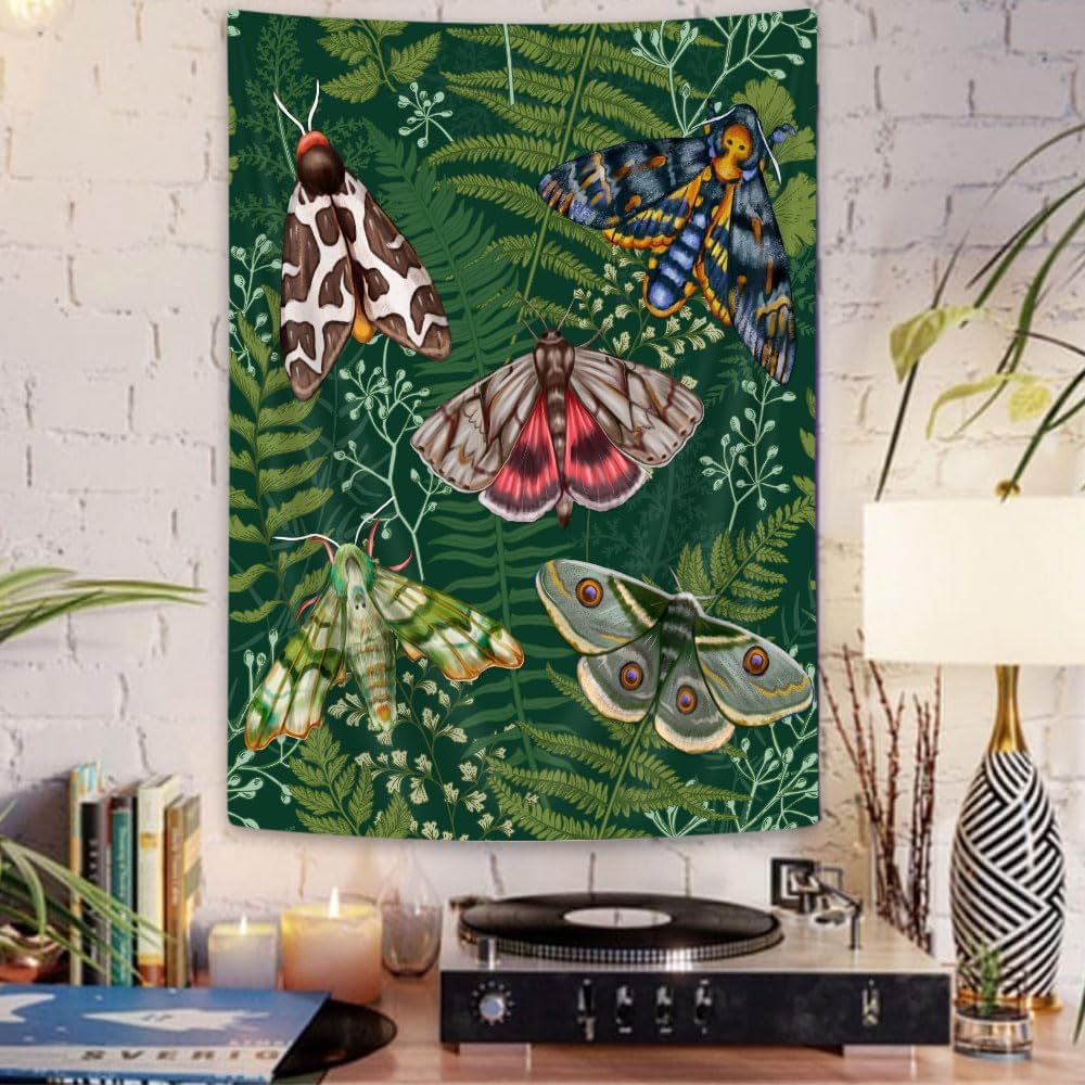 Moon Phase Tree Of Life Wall Tapestry Butterfly Floral Starlit Spiritual Decor Boho Mandala Wall Hanging Tapestrys For Bedroom