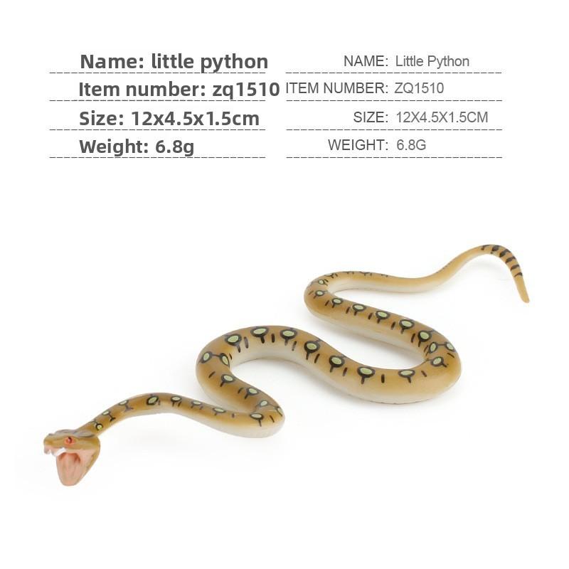 

Фигурки змеи рептилии кобры ПВХ модели для классного обучения и детского подарка StyleD