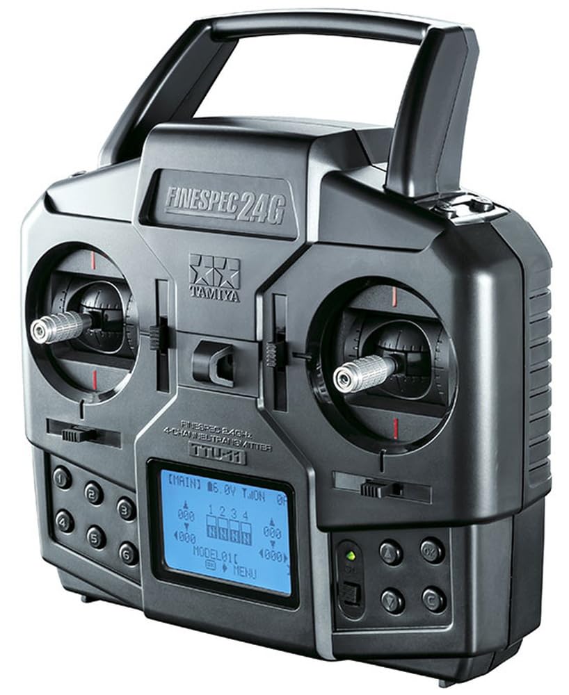 Tamiya RC System No. 68 Finespec 2.4G 4-Channel Radio Transmitter and Receiver Set 45068