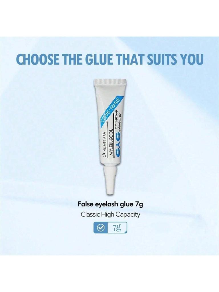 1/2/5PCS 7g White False Eyelash Adhesive, Disposable False Eyelash Adhesive, Double Eyelid Adhesive
