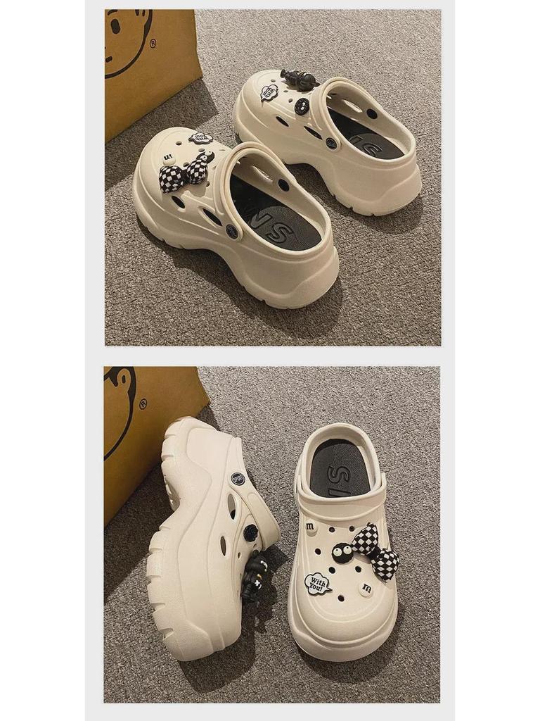 EVA Femme 2024 Style Plage Semelles Épaisses Antidérapantes Bout Fermé