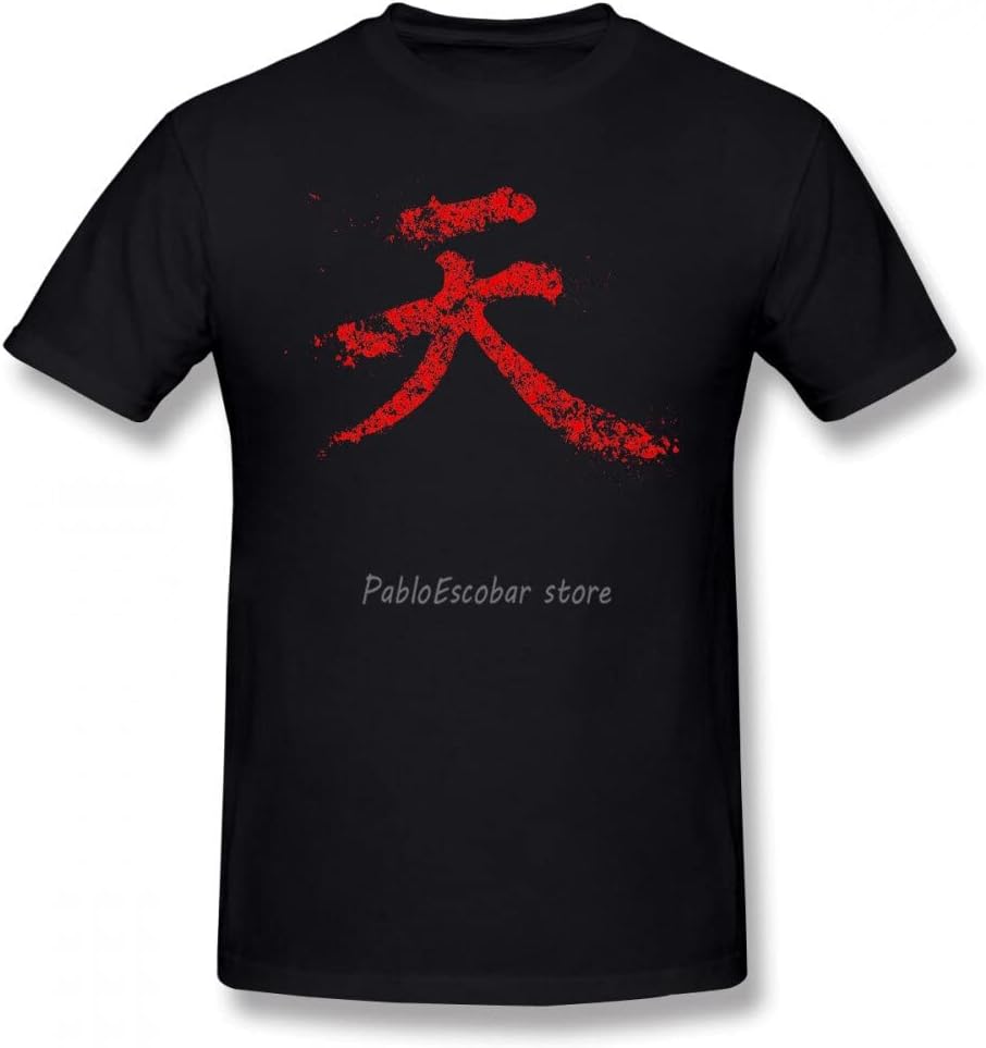 Akuma T Shirt Letter Print Akuma Kanji T-Shirt Cotton Short-Sleeve Tee Shirt Graphic Beach 5X Fun Men Tshirt XS чёрный