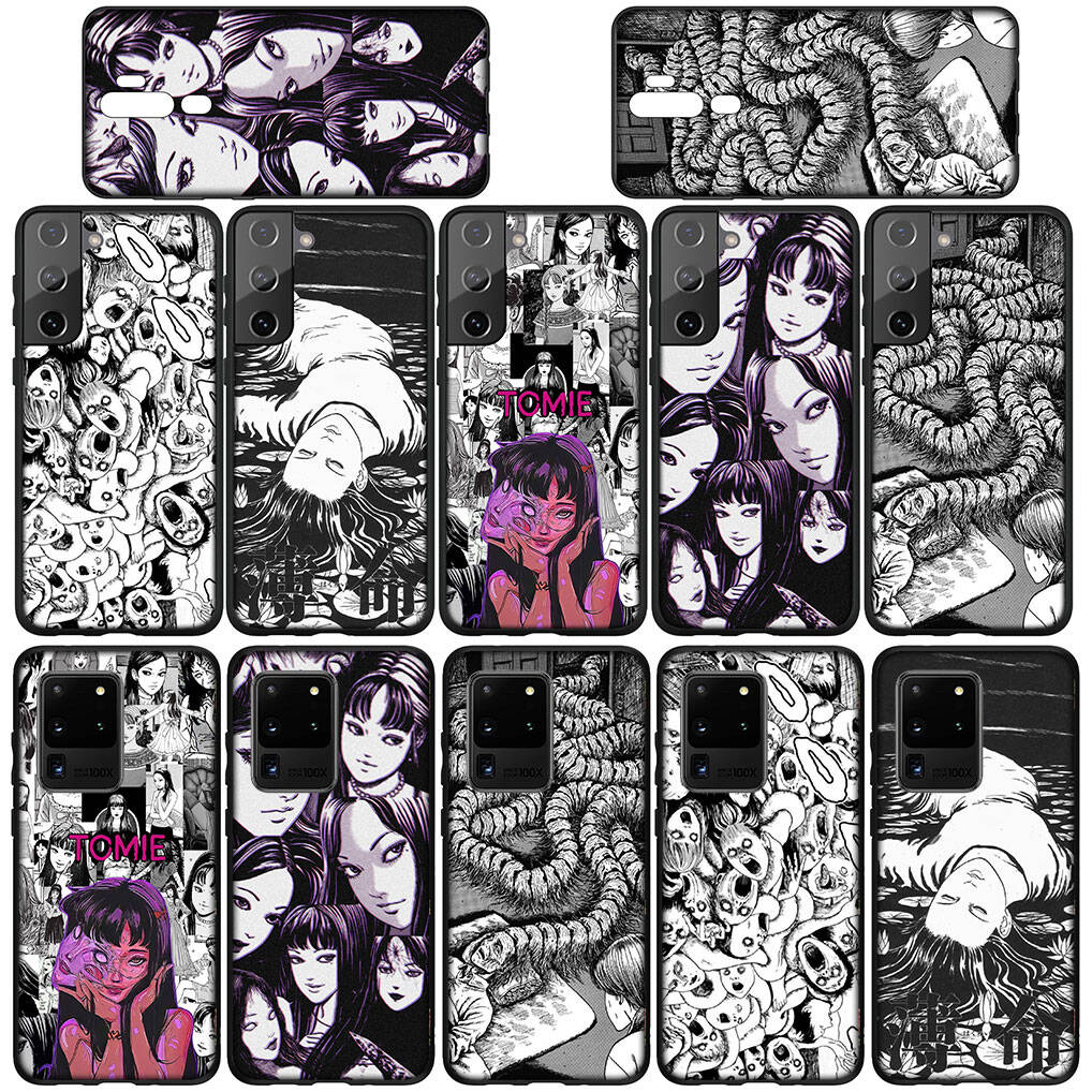 for iPhone 17 16 15 Xiaomi Poco F7 F8 X7 X6 C85 C75 C71 M8 Redmi Note 14 13 12 Pro Max 14C 13C 15C A3 A4 Phone Case Tomie Junji Ito Collection Cover