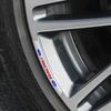3D Aluminum 4Pcs Car Metal Wheel Tire Rims Sticker For Ford Mustang Shelby Focus 2 Fiesta EcoSport STRACING Ranger Fusion Mondeo